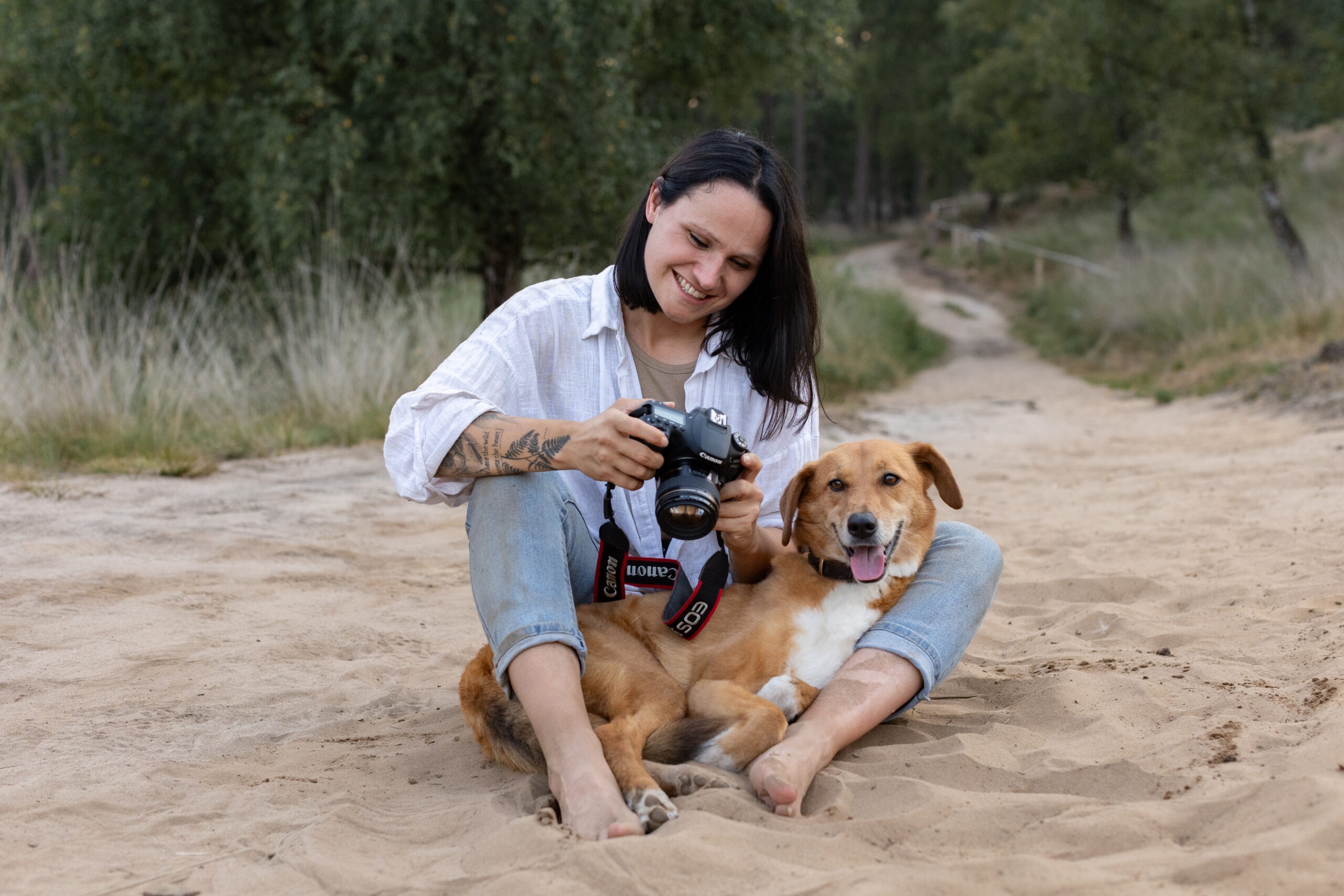 Businessshooting mit Tier
